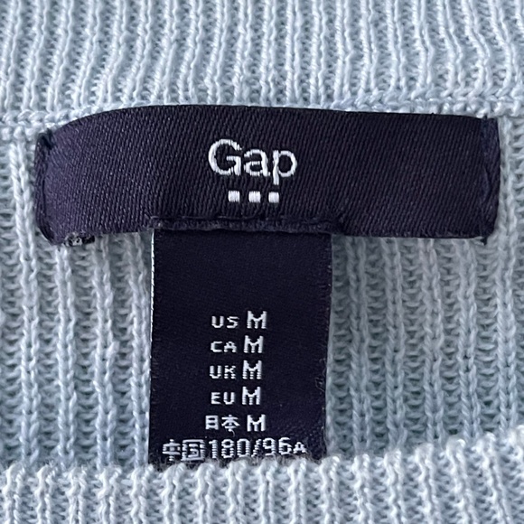 GAP Men's Sweater Size M Light Blue - Picture 4 of 8